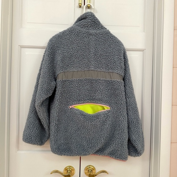 Sandy Liang Blue Fleece Jacket - Picture 8 of 16